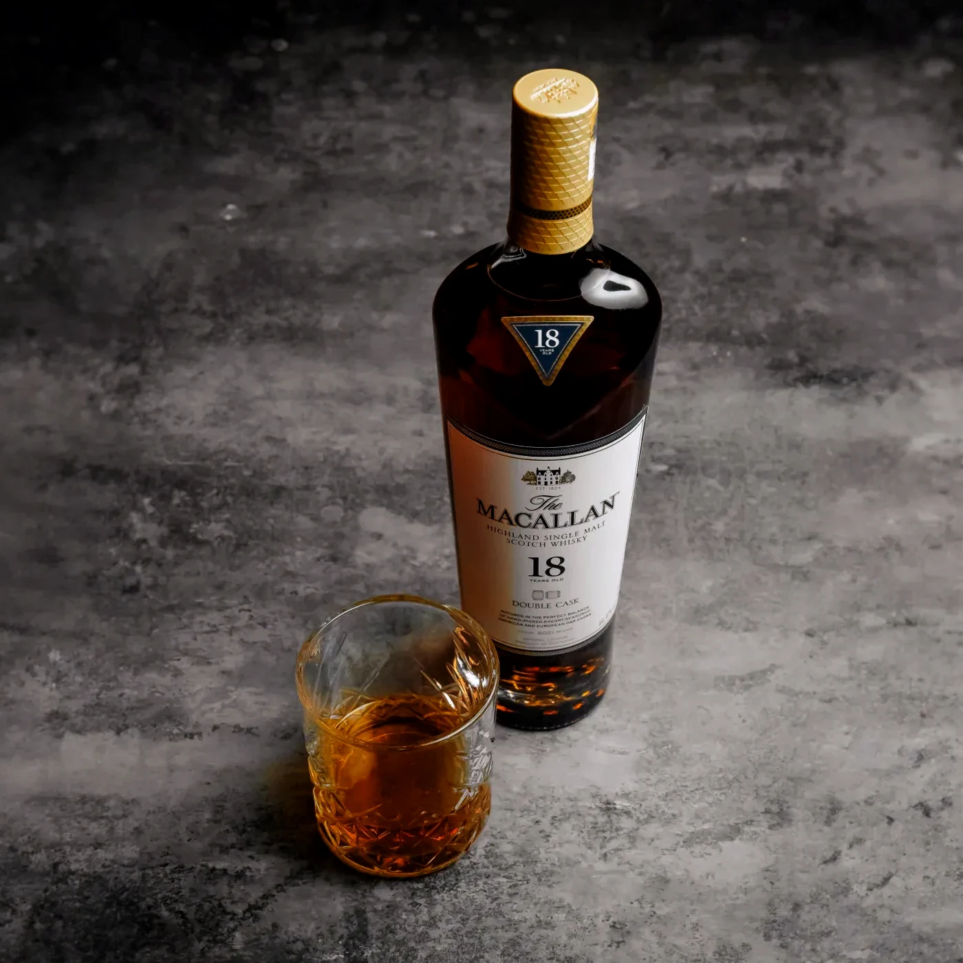 Macallan double cask matured 18 y. o.