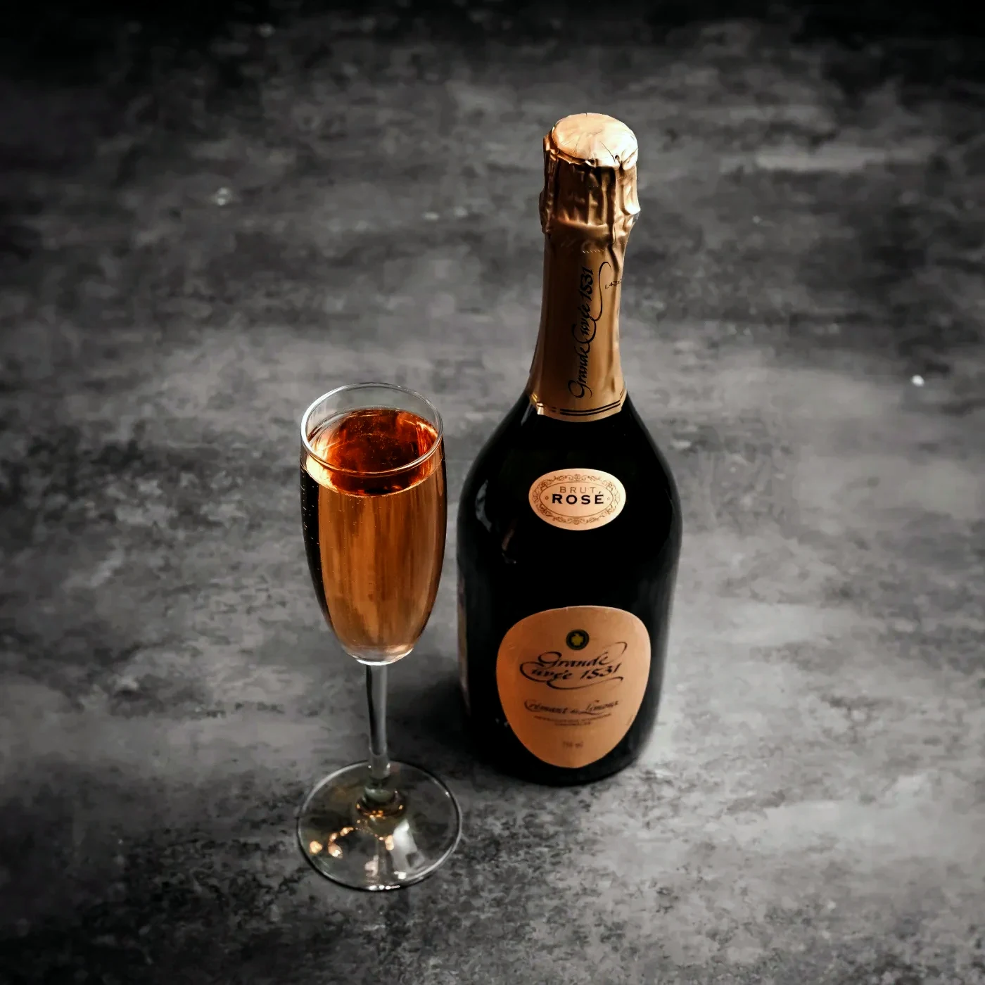Grand cuvee 1531 cremant de limoux rose, aimery sieur d'arques